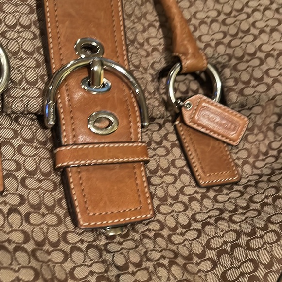 Vintage Signature Coach Purse and Wallet Set - Picture 4 of 7